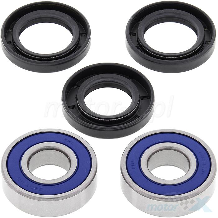 FRONT WHEEL BEARINGS WITH SEALS BMW F 650 GS/DAKAR '99-'07, F 700 '12-'17, F 650 GS TWIN '09-'13, G 650 GS '08-'15, HONDA CB 500 X '19-'20, CMX 300/500 '17-'22 REAR YAMAHA XT 600 '96-'00 (25-1219), Bearing WorX