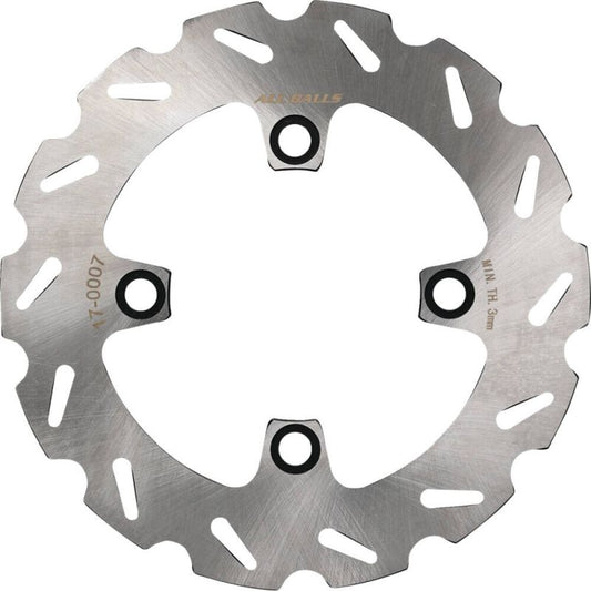 Brake Disc (Rotor) Front KAWASAKI KVF 360 A/B/C PRAIRIE '03-'13, KVF 650 BRUTE FORCE '05-'13, KVF 650 PRAIRIE '02-'03, KVF 700 PRAIRIE '04-'06, KVF 750 BRUTE FORCE '05-'21, SUZUKI LTV-700F TWIN PEAKS '04-'06 (200X84X3,5MM) (4X10,5MM), All Balls