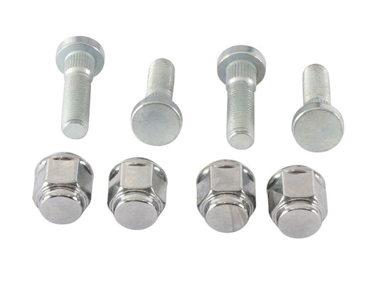 Wheel Stud and Nut Kit Front M10 x1,25 HONDA TRX500FA 05-06, TRX500FGA 05-06, TRX680 RINCON 06-16, Rear HONDA TRX650 RINCON 03-05, TRX680 RIN, All Balls