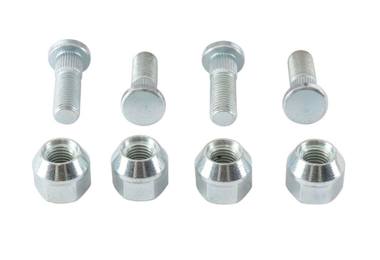 Wheel Stud and Nut Kit Front M10 X 1,25 ARCTIC CAT 400 DVX 04-08, KAWASAKI KFX400 03-06, SUZUKI LT-R450 06-09, LT-Z400 03-14, All Balls