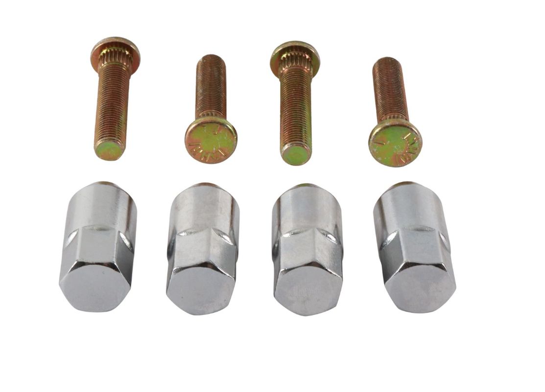 Wheel Stud and Nut Kit Front M10 X INCH THREAD 24G 3/16" POLARIS ACE/RZR - SEE ADDITIONAL DESCRIPTION, All Balls