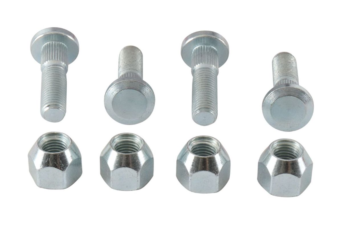 Wheel Stud and Nut Kit FRONT / REAR M10 X 1,25 ARCTIC CAT 250/300, HONDA TRX250/300/450/700 - SEE ADDITIONAL DESCRIPTION, All Balls