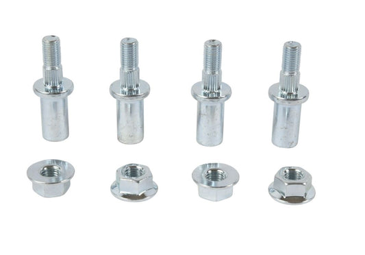 Wheel Stud and Nut Kit FRONT / REAR M10 X 1,25 ARCTIC CAT 250 01-02, 300 01-02, 400 W/MT 01-02, 500 4X4 00-02, 500 FIS TBX 4X4 02 - Replace 85-1115, All Balls