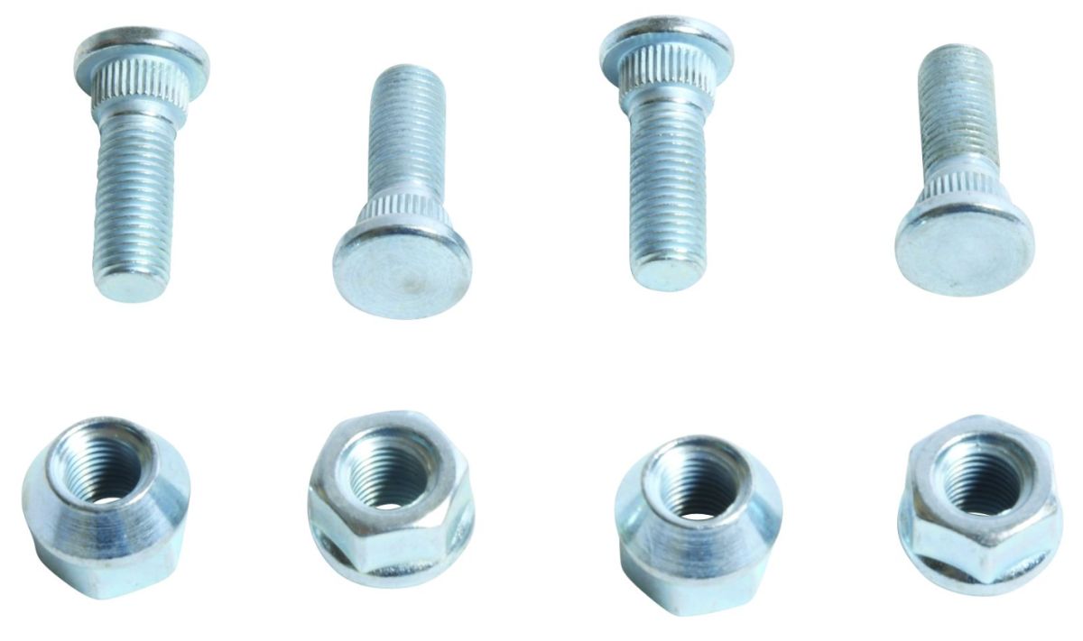 Wheel Stud and Nut Kit FRONT / REAR M10 X 1,25 YAMAHA KODIAK 700, GRIZZLY 550/700 - SEE ADDITIONAL DESCRIPTION, All Balls