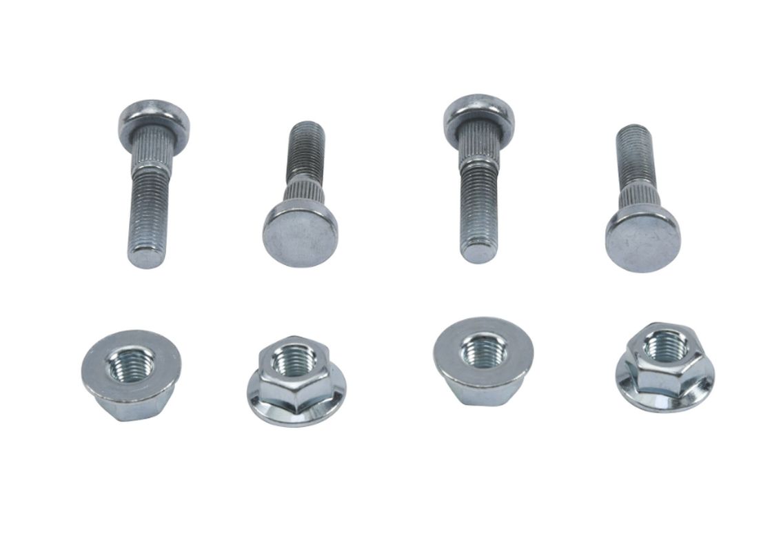 Wheel Stud and Nut Kit Rear M10 X 1,25 KAWASAKI KVF650 BRUTE FORCE 05-13, KVF700 PRAIRIE 04-06, KVF750 BRUTE FORCE 08-11, SUZUKI LTV-700F 04-06, All Balls