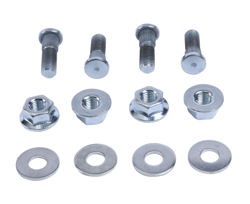 Wheel Stud and Nut Kit FRONT / REAR M10 X 1,25 KAWASAKI KFX700 04-09, KVF360 PRAIRIE 03-13, KVF650 BRUTE FORCE 05-13, KVF750 BRUTE FORCE 08-10, All Balls