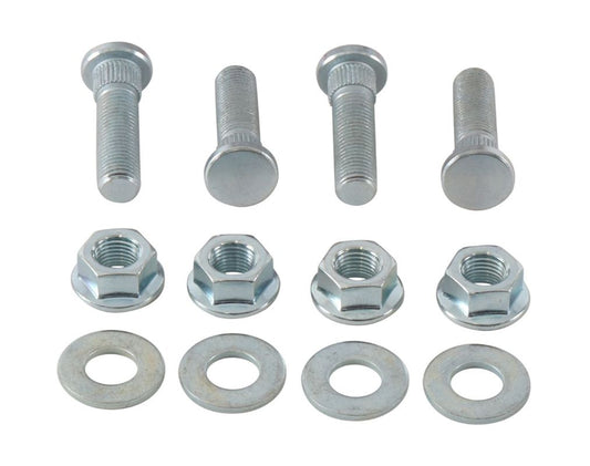 Wheel Stud and Nut Kit FRONT / REAR M10 X INCH THREAD 24G 3/16" POLARIS RANGER 325/500/570/700/900 - SEE ADDITIONAL DESCRIPTION, All Balls