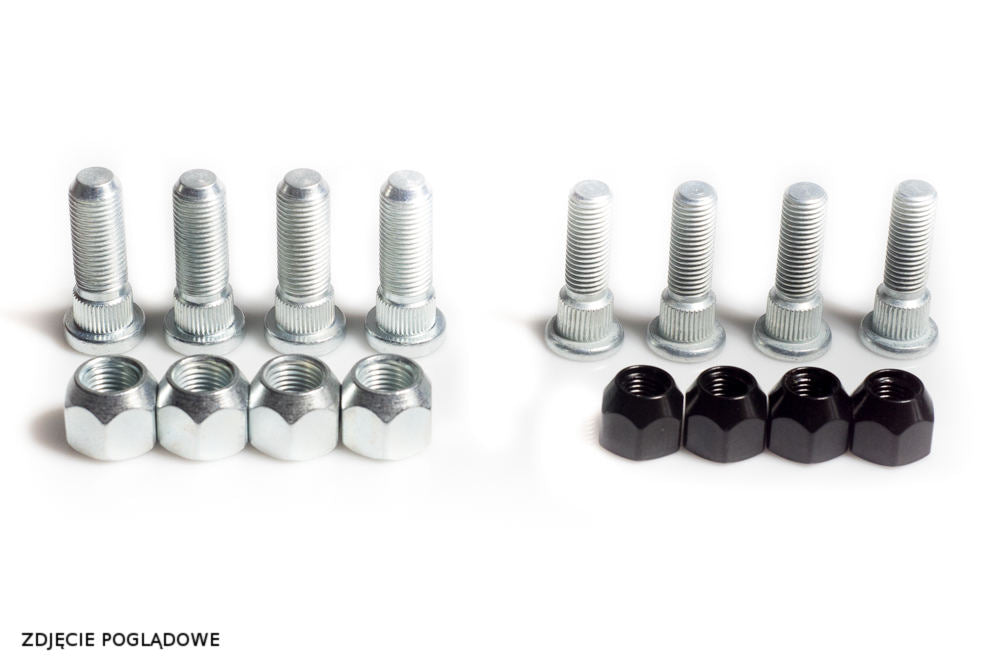 Wheel Stud and Nut Kit FRONT / REAR M10 X 1,25 KAWASAKI KFX 80 03-06 - SEE ADDITIONAL DESCRIPTION, All Balls