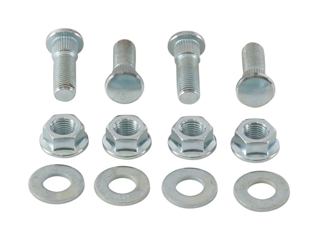 Wheel Stud and Nut Kit FRONT / REAR M10 X INCH THREAD 24G 3/16" POLARIS RANGER 500/700 - SEE ADDITIONAL DESCRIPTION, All Balls