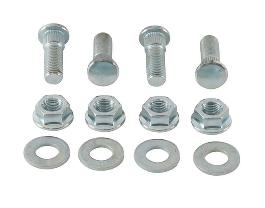 Wheel Stud and Nut Kit FRONT / REAR M10 X INCH THREAD 24G 3/16" POLARIS RANGER 500/700 - SEE ADDITIONAL DESCRIPTION, All Balls