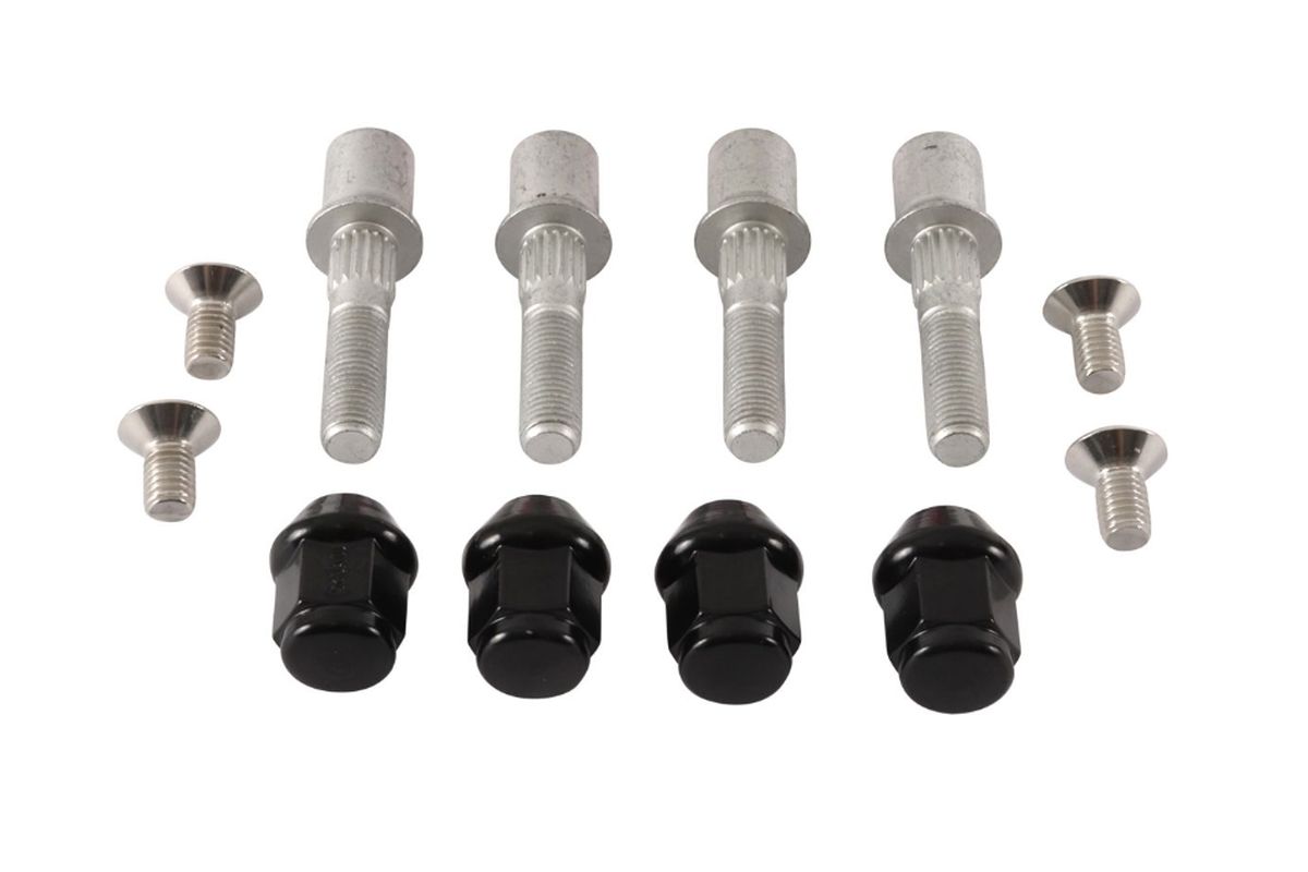 Wheel Stud and Nut Kit FRONT / REAR M10 X 1,25 + M8 X 1,25 CAN-AM OUTLANDER/RENEGADE - SEE ADDITIONAL DESCRIPTION, All Balls