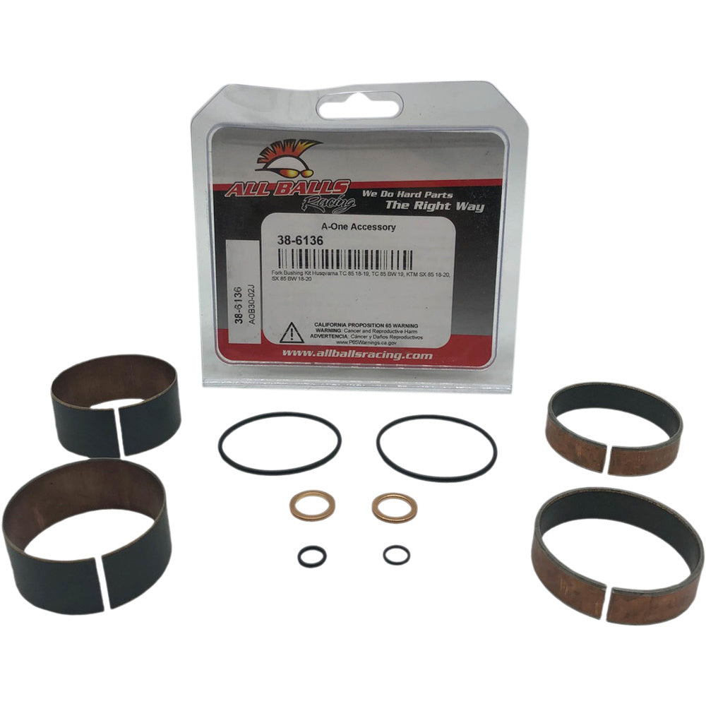 Fork Bushing Kit KTM SX 85 18-19, SX 85 BW 18-19, HUSQVARNA TC 85 18-19, TC 85 BW 19, All Balls