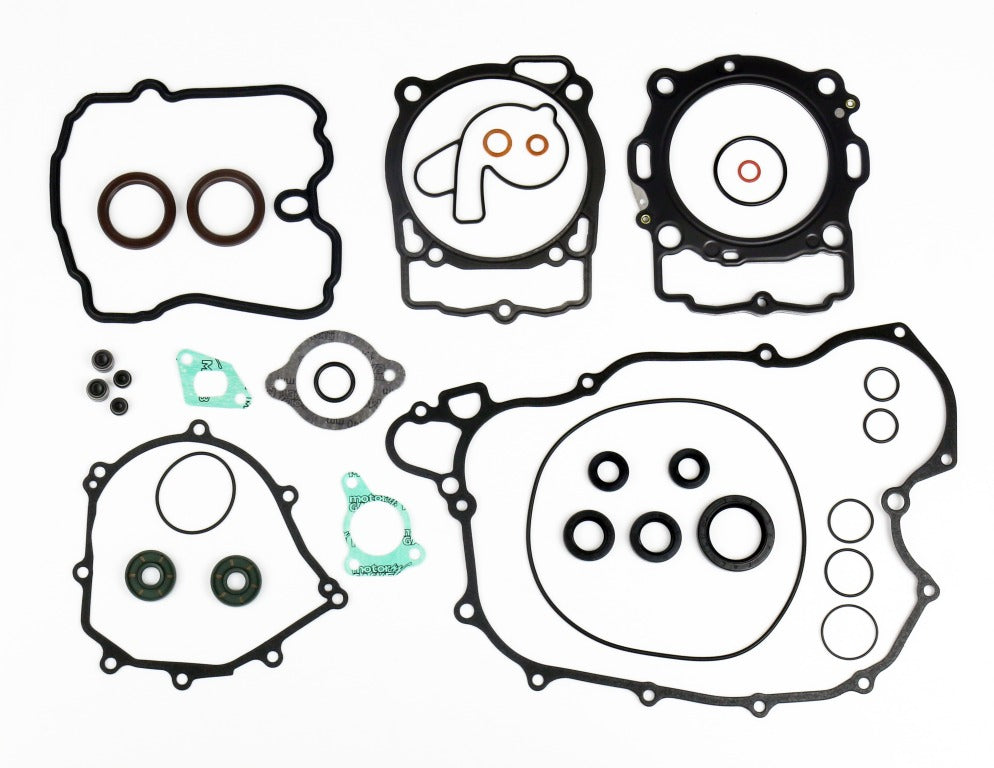 Gasket set KTM EXCF 450/500 '14-'16, HUSQVARNA FE 450/501 '14-'16 (with oil seals), Athena