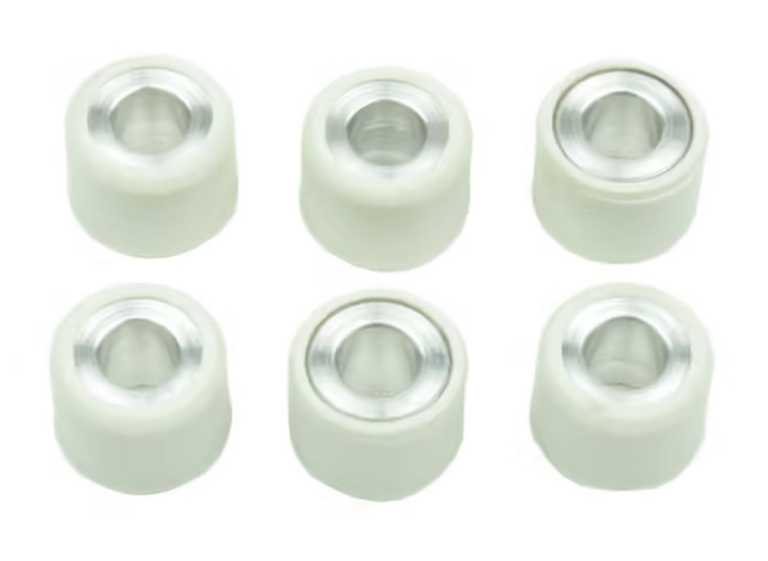 variator roller weights 6 pcs. 15X12 MM 5 GR. APRILIA AMICO/GULLIVER/SCARABEO/SONIC/SR 50, PIAGGIO BROVO/CIAO/GRILLO 50, YAMAHA BWS/CS/CT/CW/JOG/YH/YN/YQ/YW 50, Athena