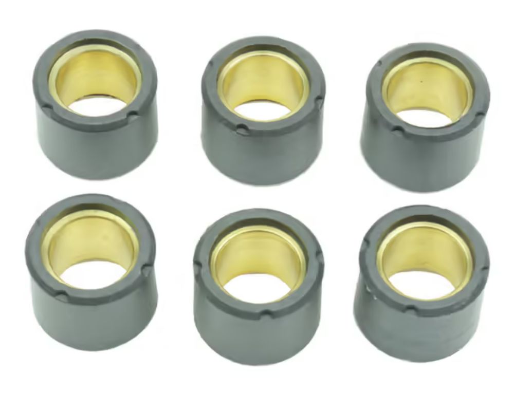 variator roller weights 6 pcs. 19X15,5 MM 6,4 GR. DERBI ATLANTIS/GP1/DNA/RUNNER/TYPHOON 50, PIAGGIO FLY/FREE/LIBERTY/NRG/ZIP/VESPA ET2/ET4/LX 50, Athena