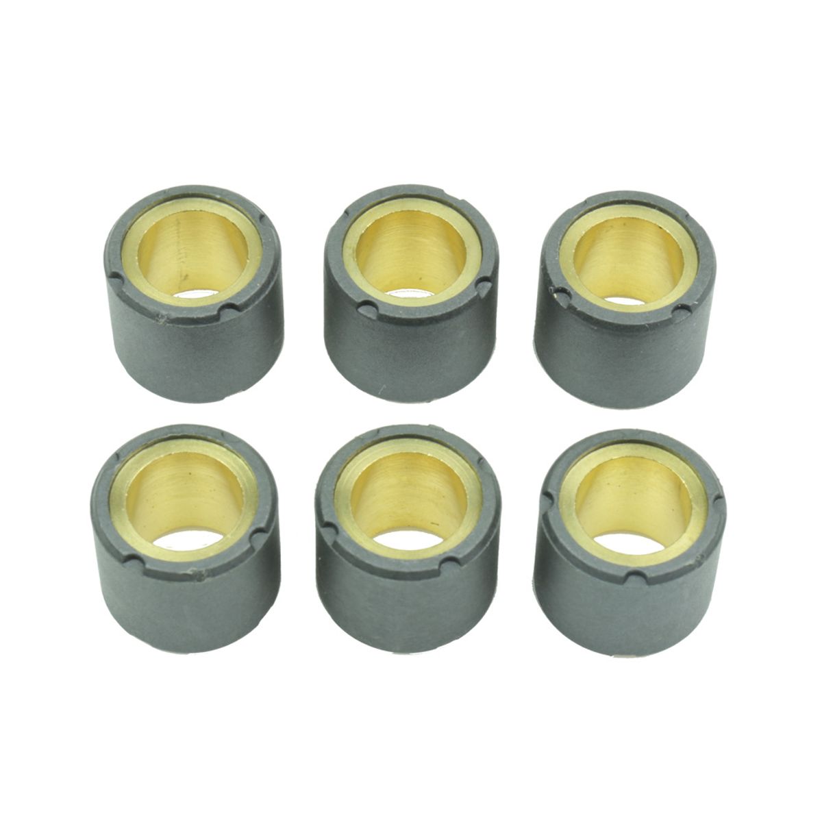 variator roller weights 6 pcs. 20X17 MM 9 GR. YAMAHA X-MAX / X-CITY / MAJESTY 125, APRILIA ATLANTIC / LEONARDO 125, KYMCO MOVIE / DINK 125, PIAGIGO LIBERTY / SKIPPER / HEXSAGON / X9 125, SUZUKI BURGMAN 125, HONDA DYLAN / NES / SH 125 / 150, Athena