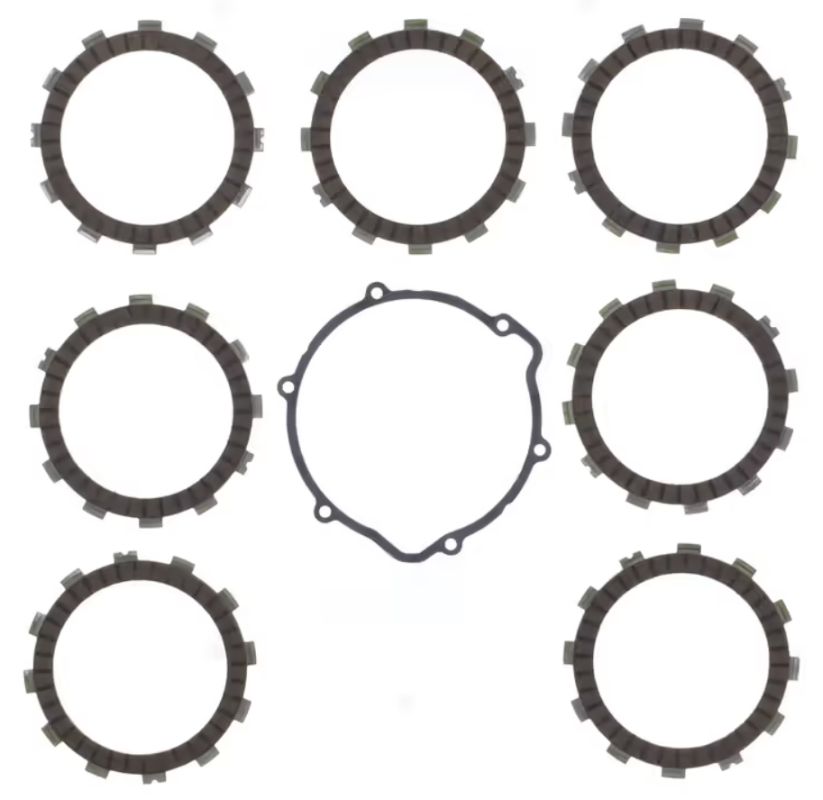 Clutch Plates With Clutch Cover Gasket HUSQVARNA CR/WR '95-'96, Athena
