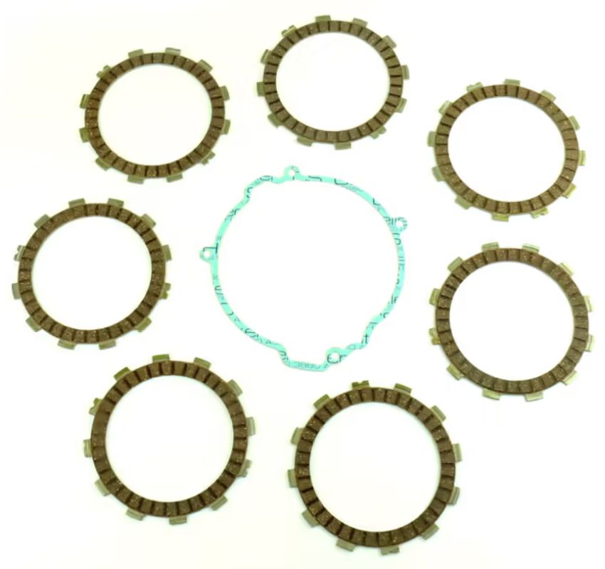 Clutch Plates With Clutch Cover Gasket KTM EXC 125 '04-'14, EXE/SM 125 '98-'15, SX 150 '09-'15, SXS 125 '00-'08, XC 150 '11-'14, Athena