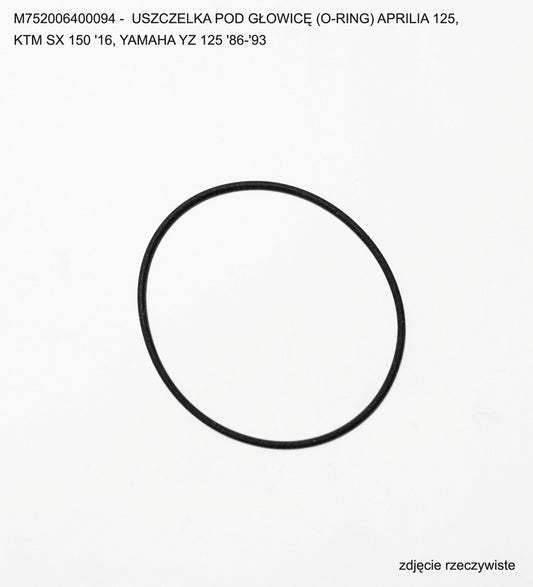 Cylinder head gasket (O-RING) APRILIA 125, KTM SX 150 '16, YAMAHA YZ 125 '86-'93, Athena