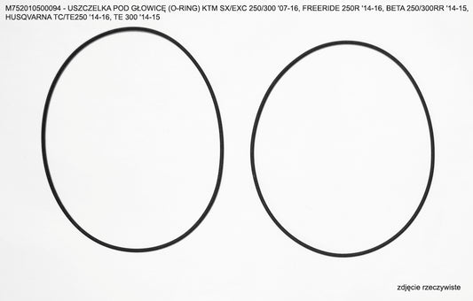 Cylinder head gasket (O-RING) External KTM SX/EXC 250/300 '07-21, TPI 250/300 '18-21, FREERIDE 250R '14-17, BETA 250/300RR '14-17 XTRAINER, HUSQVARNA TC/TE250 '14-17, TE300 '14-19, Athena