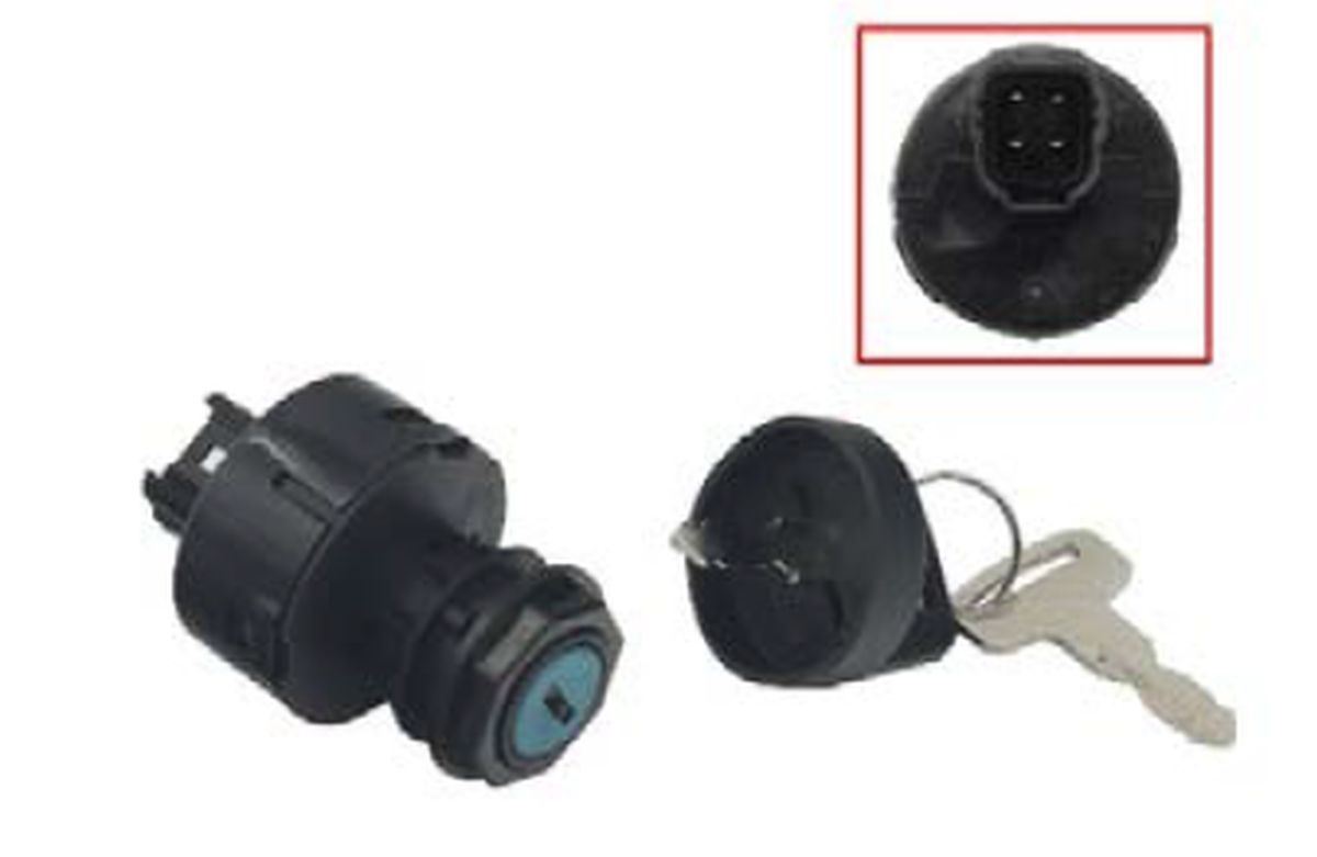 IGNITION SWITCH YAMAHA YXE 700 WOLVERINE/R '16-'18, RHINO 450 '06-'09, RHINO 6660 '04-'07, RHINO 700 '08-'13, YXC/YXM 700 VIKING '15-'21, 850 WOLVERINE '18-'21, YXZ 1000 '16-'21 (OEM: 5UG-H2510-00-00)
