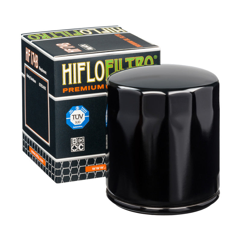 Oil filter HF 174B HARLEY-DAVIDSON V-ROD (CZARNY) (50), Hiflo