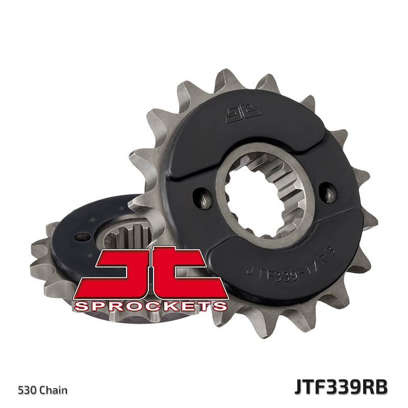 Front Sprocket 339 17 Z Rubber HONDA CBR 1100 XX '97-'07, CBR 1000F (33917JTRB (Chain. 530), JT Sprockets