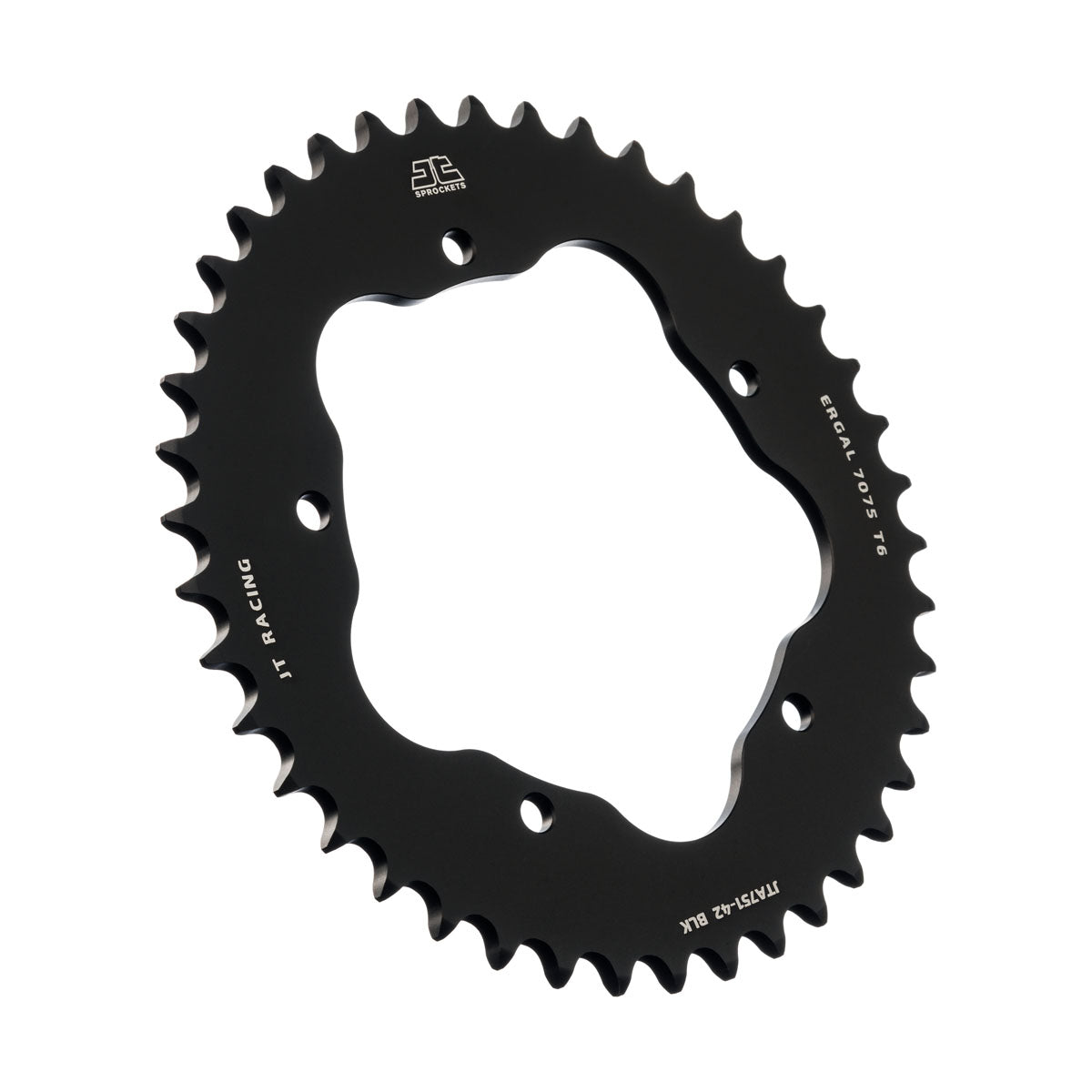 Rear Sprocket 4320M 42 Aluminium (ERGAL) DUCATI MONSTER 800 S2R '05-'07, HYPERMOTARD 950 '19-'23, BIPOSTO 748/S '95-'03 (Chain. 520) (STREETFIGHTER/EVO 848 '08-'15 KONWERSJA NA Chain. 520) (ADAPTER NEEDED JTA750B), JT Sprockets