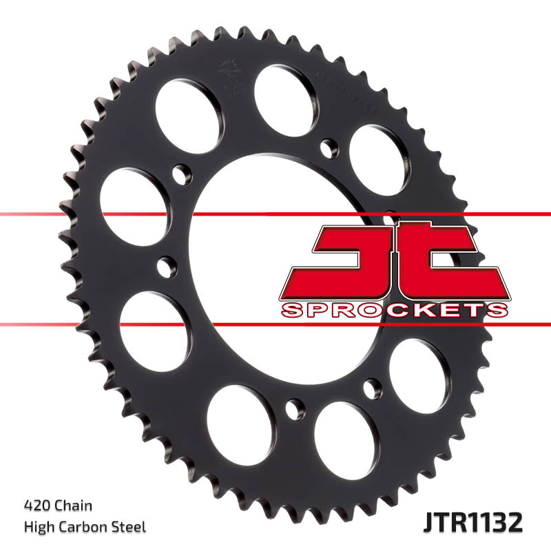 Rear Sprocket 4406 53 DERBI SENDA 50 R/SM '02-'12 (440653JT) (Chain. 420), JT Sprockets