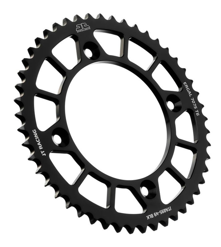 Rear Sprocket 4486 47 Aluminium RACELITE KTM SX 85 '04-'24 (448647JTA) (Chain. 428) COLOR BLACK, JT Sprockets