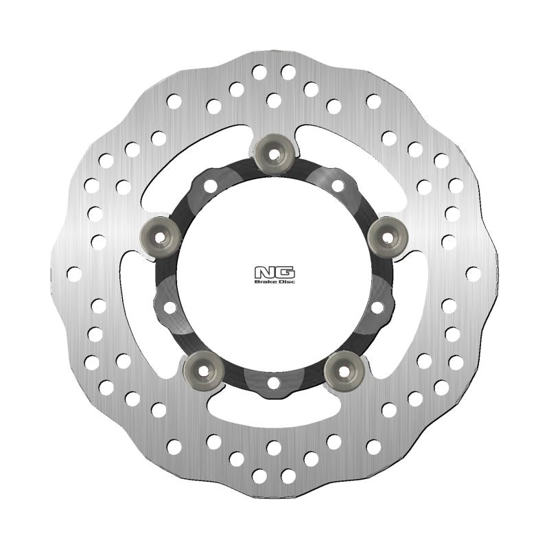 Brake disc (rotor) front DERBI BOULEVARD 50 '09-'18, GILERA ICE 50 '99-'05, HONDA BALI '93-, PIAGGIO FLY 50/100/125/150 '95-'15, HEXAGON 125/150/250 '98-'02, VESPA PRIMAVERA 50/125 '13-'22 (220X96,5X4MM) (5X6,25MM) Floating (under the order), NG Brakes