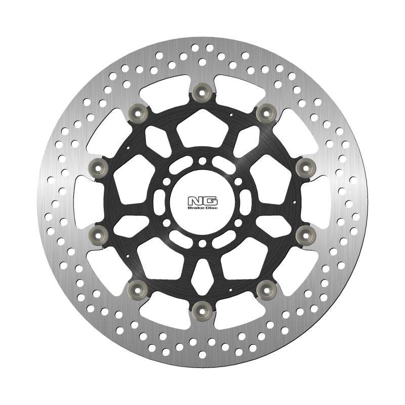 Brake disc (rotor) front DUCATI ST4 996 '04-'06, MOTO GUZZI NTX 1200 STELVIO '09-'10 (320X64X5MM) (6X8,25MM) (Aluminium center), NG Brakes