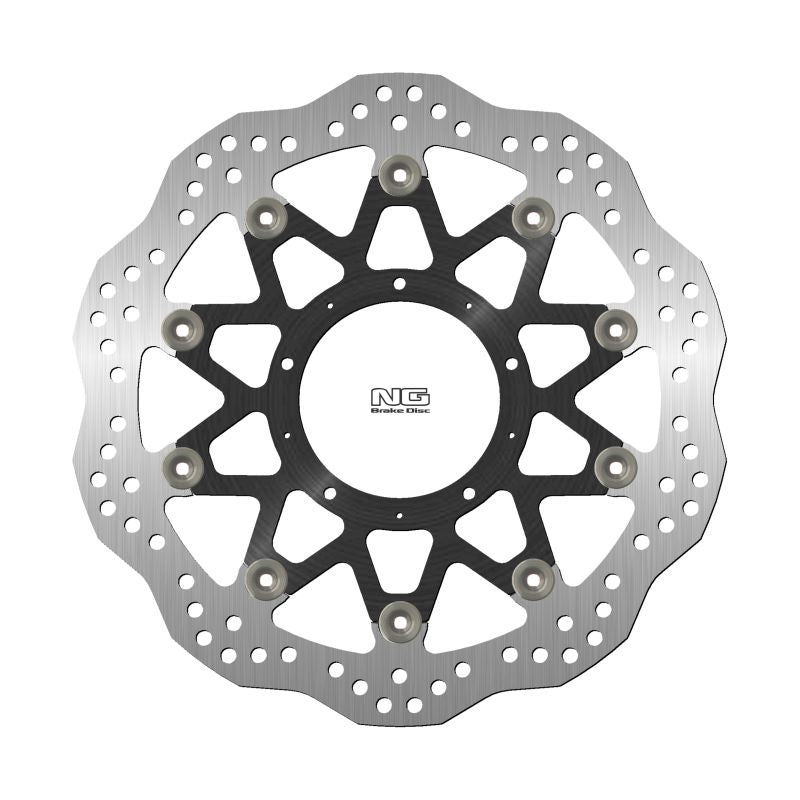 Brake disc (rotor) front HONDA CB 1000R/RA '18-, (310X94X5MM) (5X6,25MM) WAVE (Aluminium center), NG Brakes