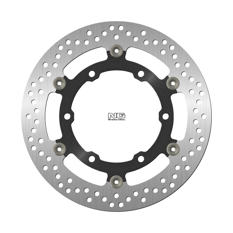 Brake disc (rotor) front KAWASAKI 250R NINJA '08-'14, ZX-25R 250 '19-'20, Z 250 '13, (290X130X4,5MM) (6X10,25MM) (Aluminium center), NG Brakes