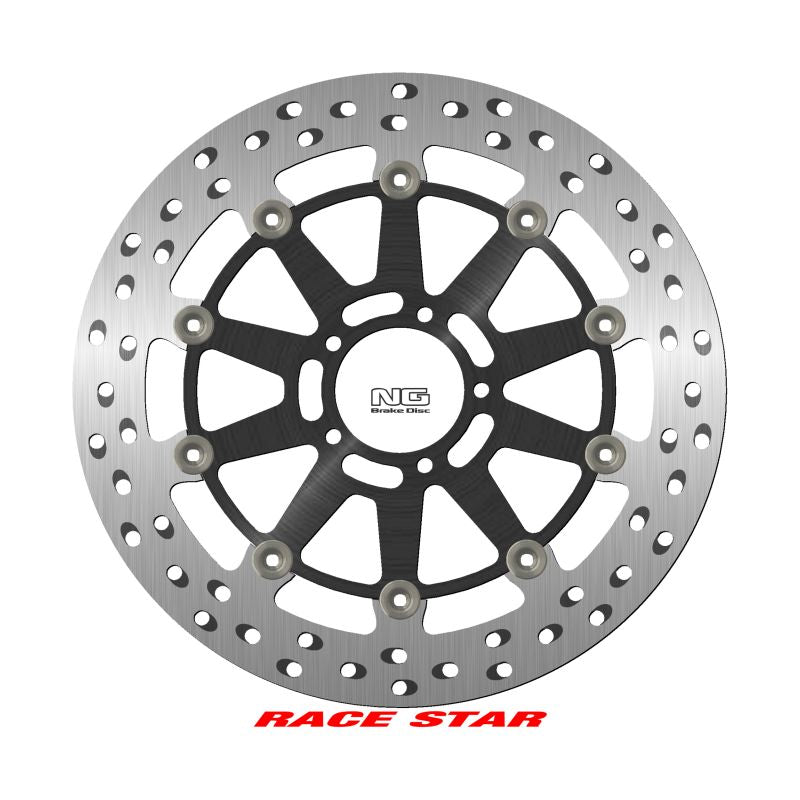 Brake disc (rotor) front RACE STAR PREMIUM KTM SUPER DUKE 1290GT '14-'22, SUPER DUKE 1290R/RR '21-'22 (320X64X5MM) (5X8,25MM) Floating (Aluminium center, improved cooling), NG Brakes
