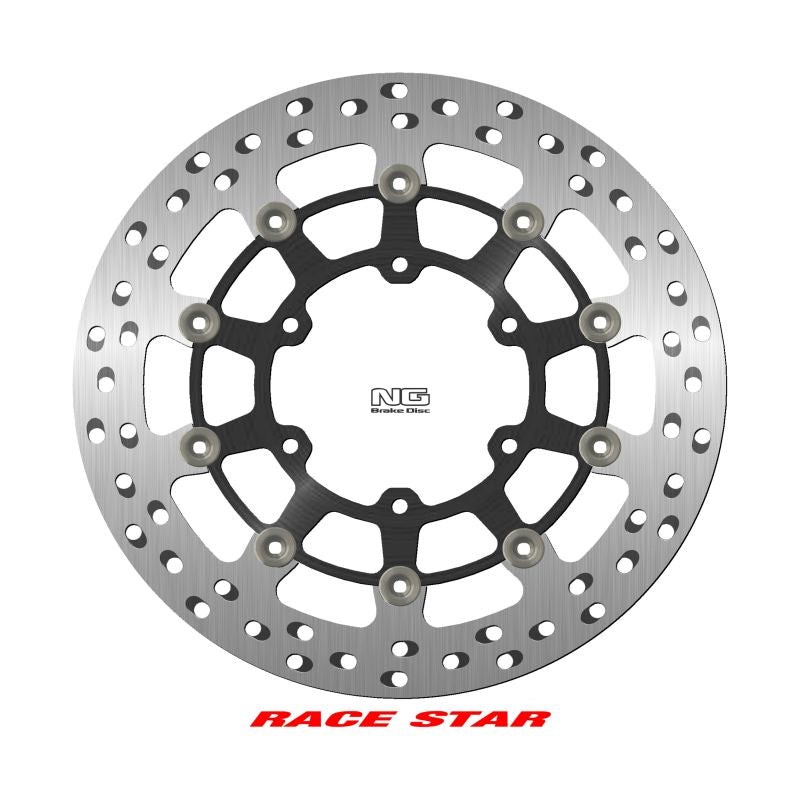 Brake disc (rotor) front RACE STAR PREMIUM SUZUKI GSX-R 600/750/1000 '08-'18 (310X102X5MM) (6X8,25MM) Floating (Aluminium center, improved cooling), NG Brakes
