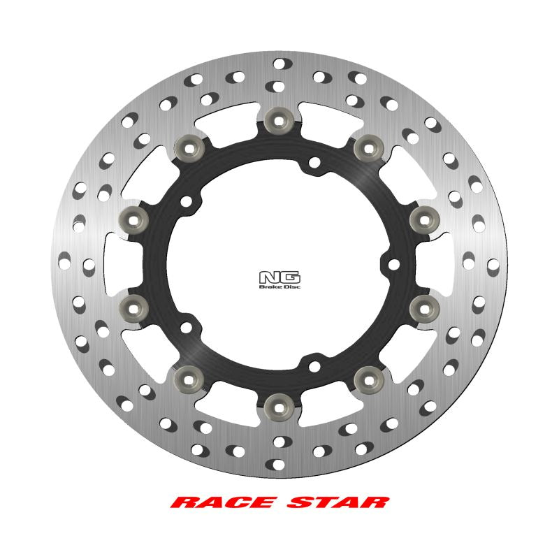 Brake disc (rotor) front RACE STAR PREMIUM YAMAHA MT-03 '16-'22, R3 '19-'22, YZF-R25 '14-'17, YZF-R3 '15-'18 (298X132X5MM) (5X8,25MM) (Aluminium center, improved cooling), NG Brakes