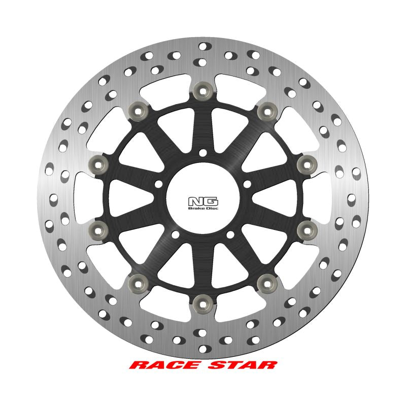 Brake disc (rotor) front RACE STAR PREMIUM DUCATI MONSTER 797/950 '18-'22, PANIGALE 955 '20-'22, SUPERSPORT 950 '17-'22 (320X72X4,5MM) (5X8,25MM) Floating (Aluminium center, improved cooling), NG Brakes