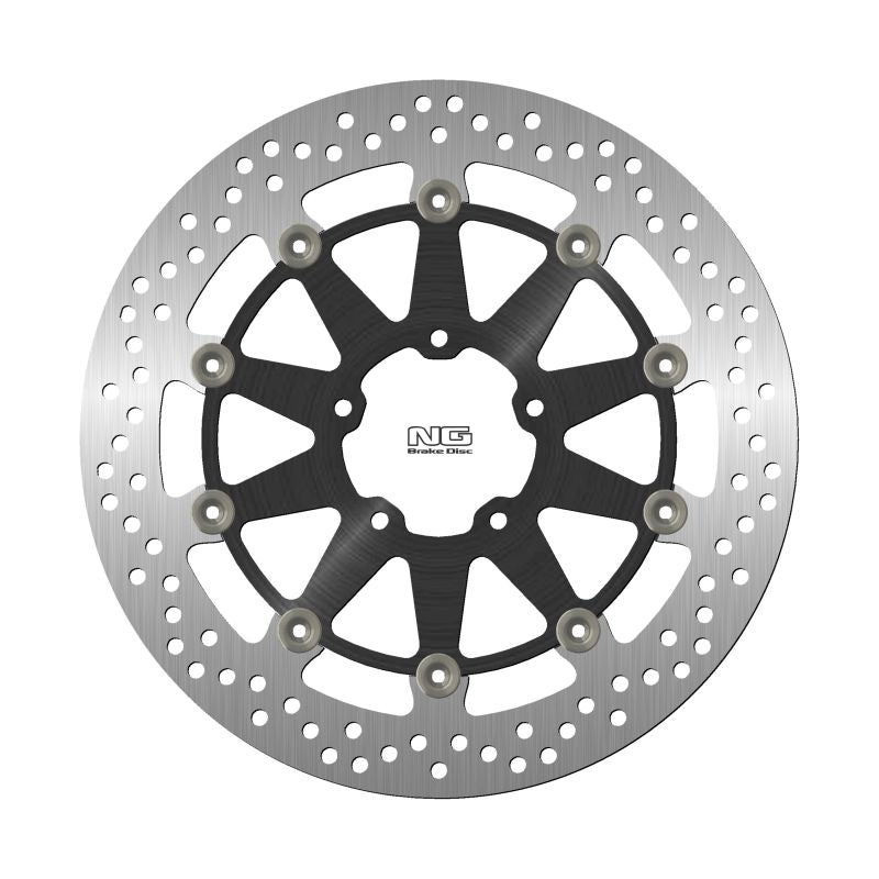 Brake disc (rotor) front ROYAL ENFIELD CONTINENTAL / INTERCEPTOR 650 '21-'22 (320X72X5MM) (5X8,25MM) (Aluminium center), NG Brakes