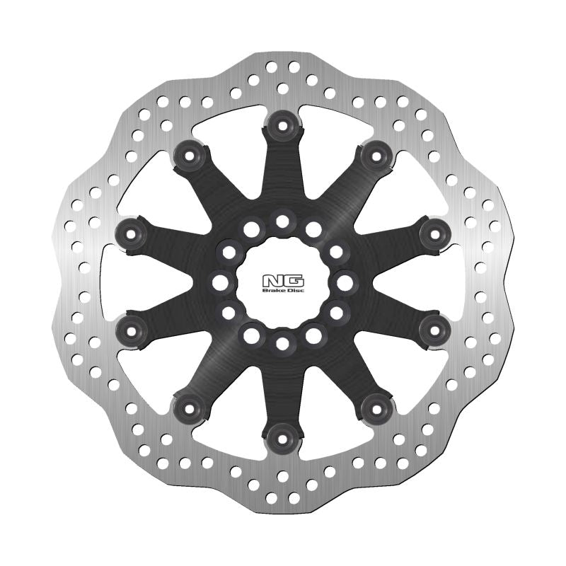 Brake disc (rotor) front SUZUKI VS 1400 INTRUDER '87-'10, VS 750 INTRUDER '85-'91, VS 800 INTRUDER '91-'04, VS 600 INTRUDER '91-'04 (296X57X5MM) (6X10,25/8,25MM) WAVE Floating, NG Brakes
