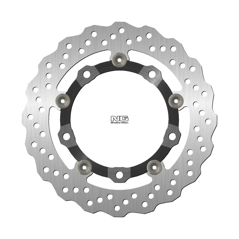 Brake disc (rotor) front SYM CRUISYM/JOYMAX/DRG 125/185/200/250/300 '09-'22 (260X128X4MM) (5X10,25MM) WAVE (Aluminium center), NG Brakes