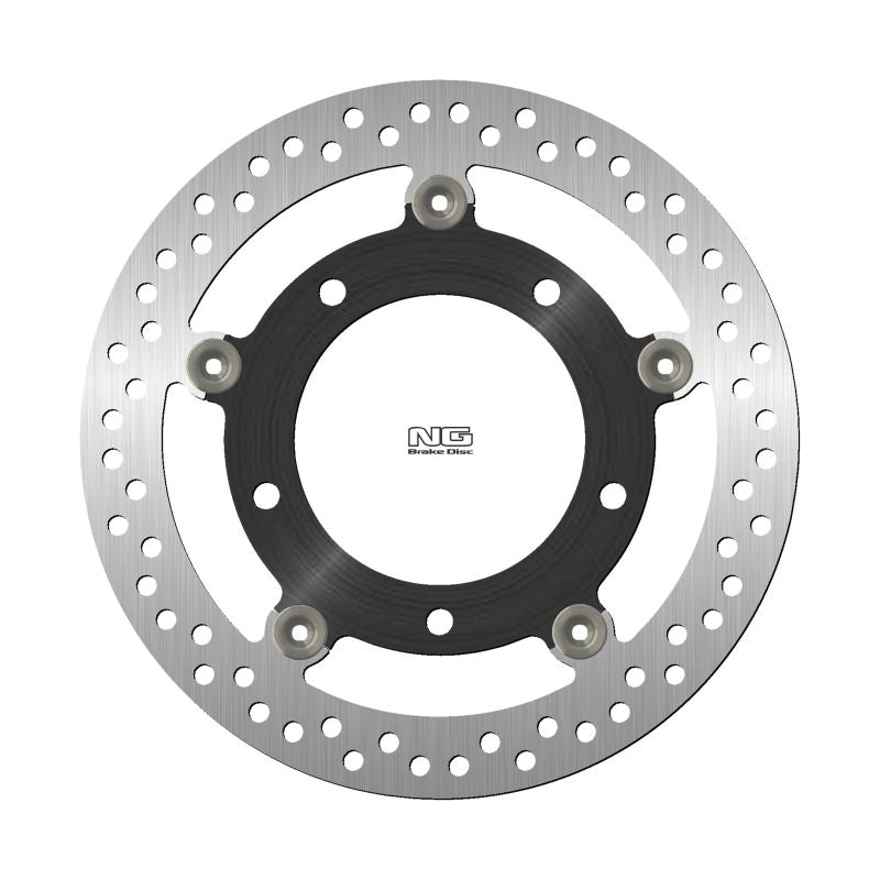 Brake disc (rotor) front SYM JET 50/125/170 '17-'21, (Wheels 14") SYMPHONY 50/125/170/200 '17-'22 (260X106,2X4MM) (5X10,25MM) (Aluminium center), NG Brakes