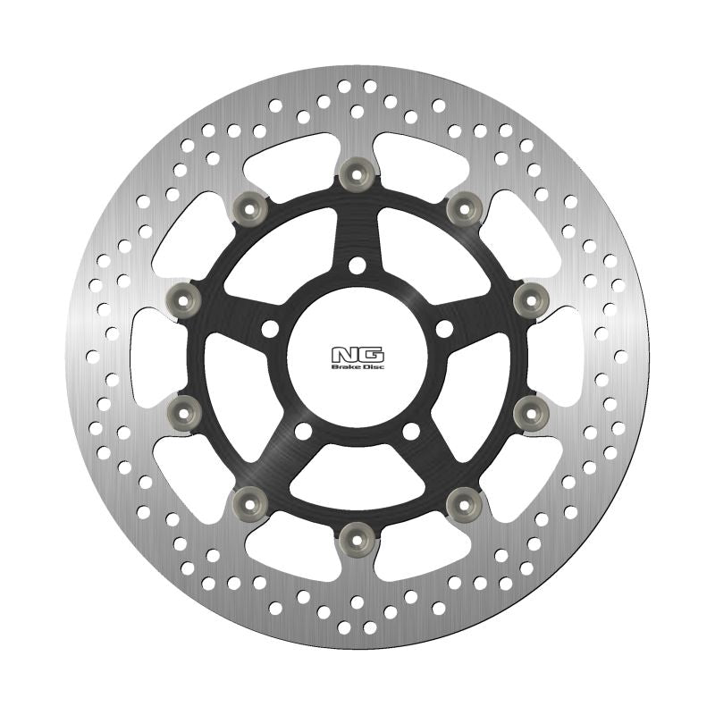 Brake disc (rotor) front TRIUMPH DAYTONA/SPEED TRIPLE 955 '02-'06, ROCKET 3 2300 '04-'17, SPRINT 1050ST '05-'14 (320X78X5MM) (5X10,25MM) Floating (Aluminium center), NG Brakes