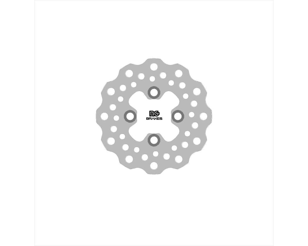 Brake disc (rotor) front YAMAHA YFM/YFS/YFZ 200/250/350/450/600/660/700 GRIZZLY/RAPTOR/WARRIOR '91-'23 (161X48X3,5MM) (4X10,25MM) WAVE, NG Brakes