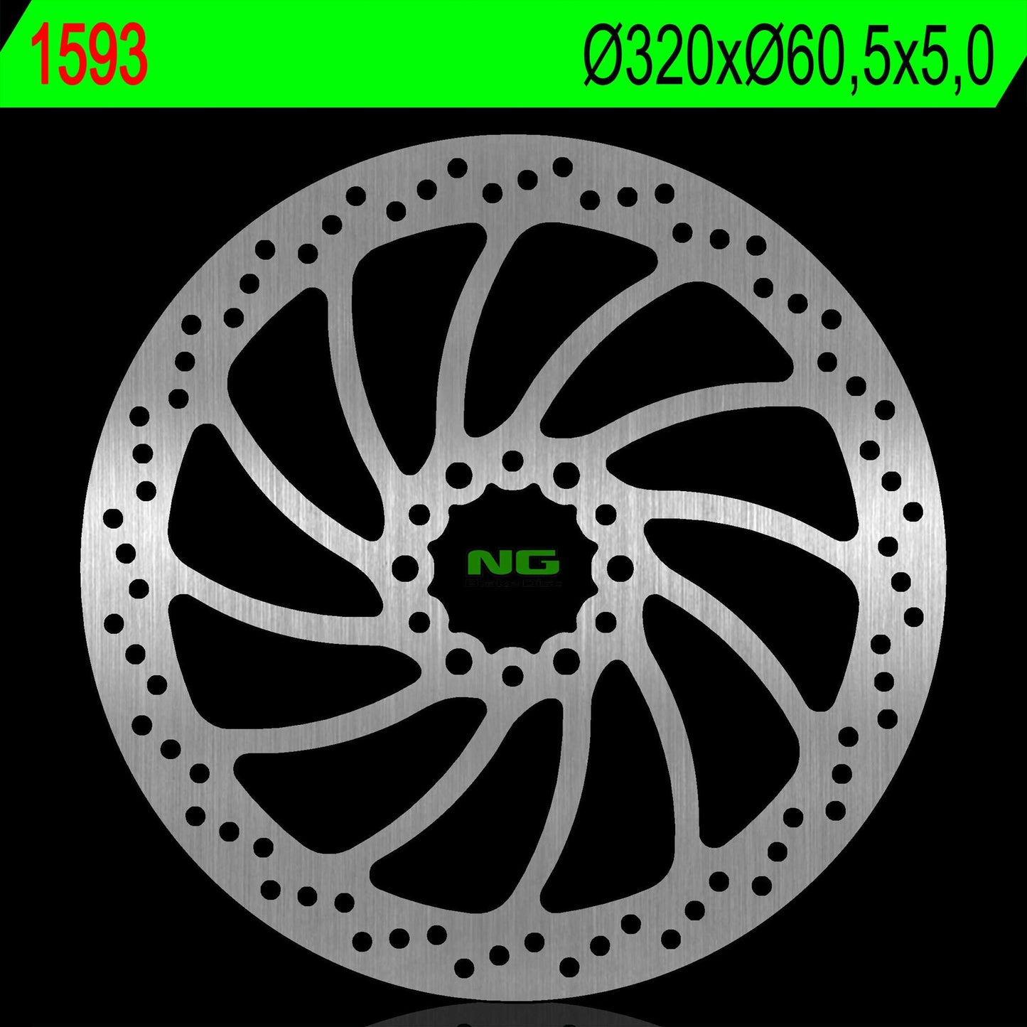 Brake disc (rotor) front KTM DUKE 390 17 RC 250/390 17 (320X60,5X5,0MM), NG Brakes
