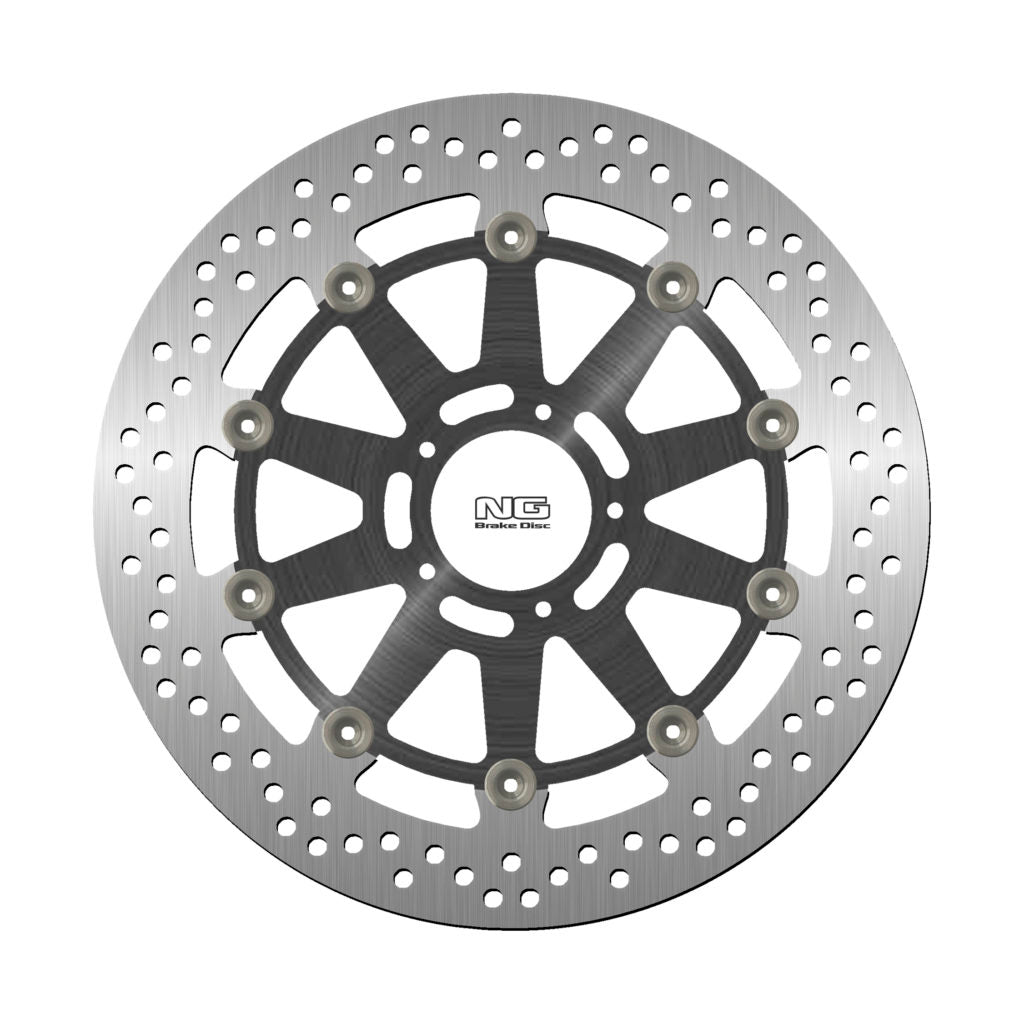 Brake disc (rotor) front KTM SUPERDUKE 1290 14-18 (320X64X5,0MM) (5X8,5MM) Floating (Aluminium center), NG Brakes