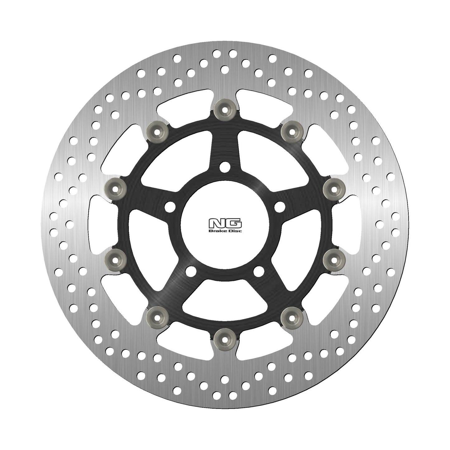 Brake disc (rotor) front TRIUMPH DAYTONA / TI / SPEED TRIPLE 955 '02-06, DAYTONA I.E. 955 '01-06, SPRINT ST T / ABS 1050 '05-14 Floating (320X78X4,5) (5X10,5MM) Floating (Aluminium center) - Replaces NG1452, NG Brakes