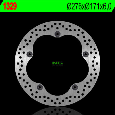 Brake disc (rotor) rear HONDA VFR 1200 '10-'17, VFR 1237 CROSSTOURER '12-'18 (276X171X6) (5X10,5), NG Brakes