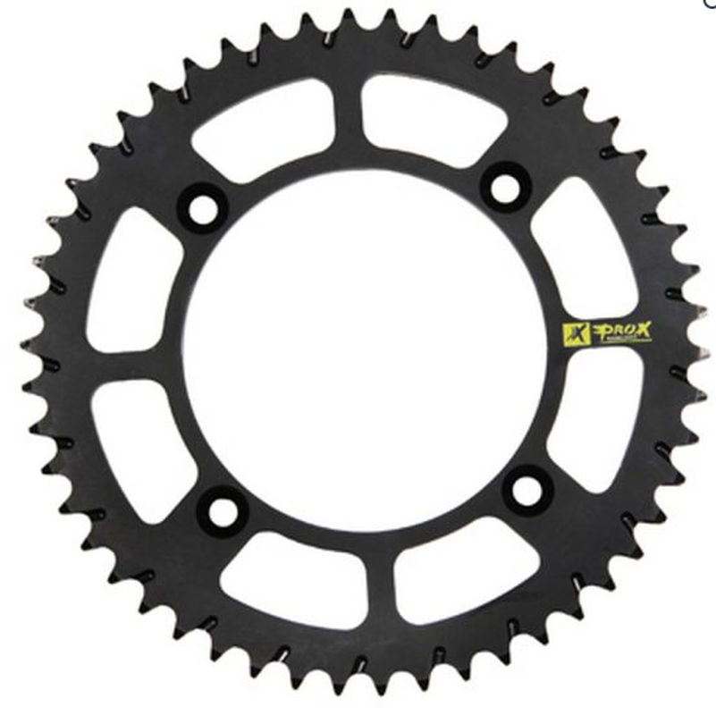 REAR SPROCKET STEEL YAMAHA YFZ 450R '09-'23, YFM 700R '06-'23 (JTR1857.38) BLACK COLOR, ProX