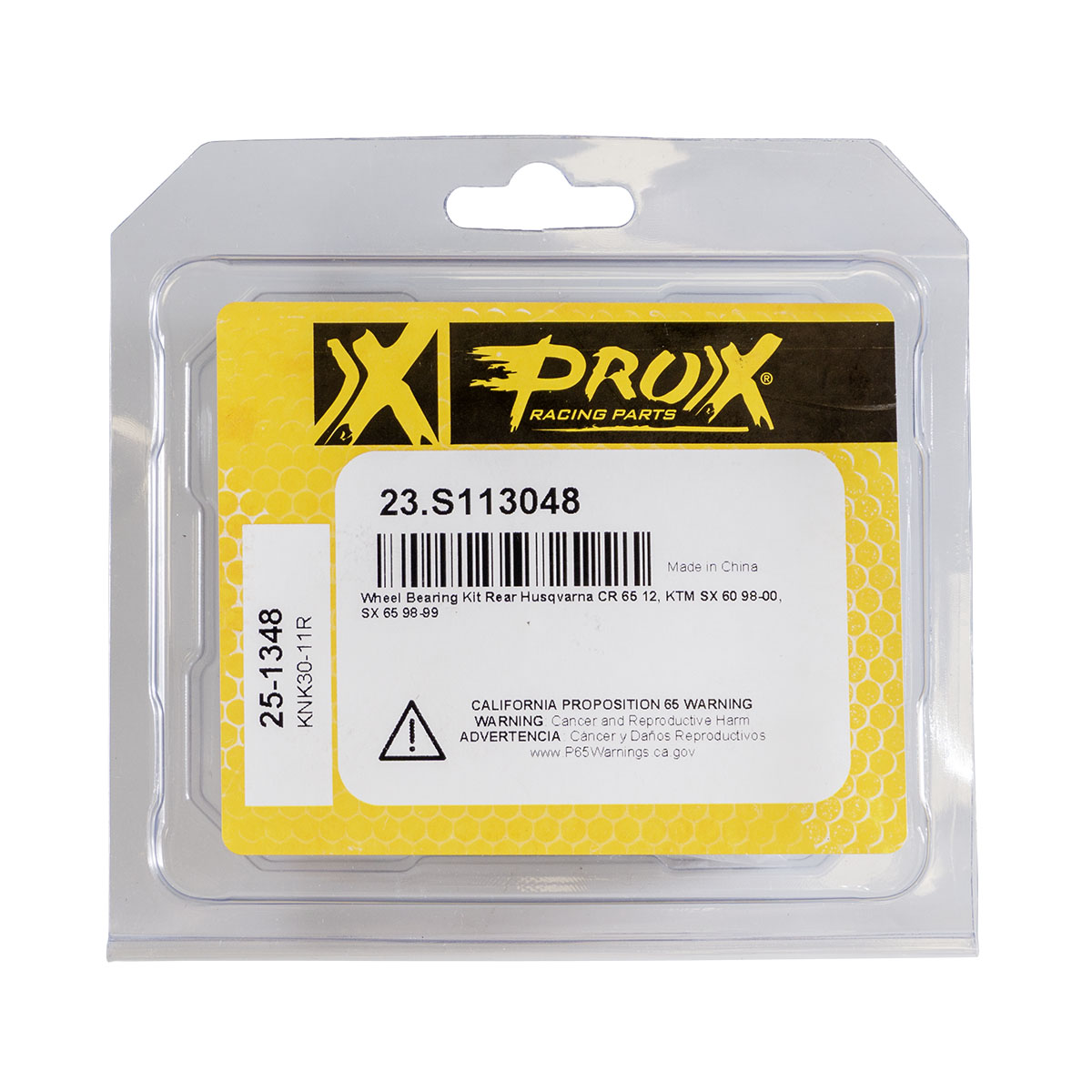 REAR WHEEL BEARINGS WITH SEALS KTM SX 60 '97-'99, ProX